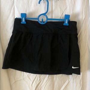 Nike Black Swim Skirt with White Logo